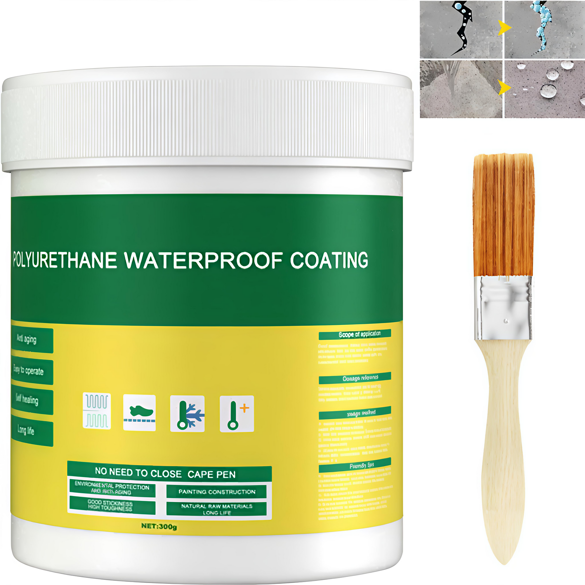 Transparent Waterproof Glue Plus Brush
